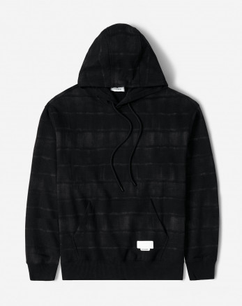 هودی کلاه دار طرح دار مشکی 24371273