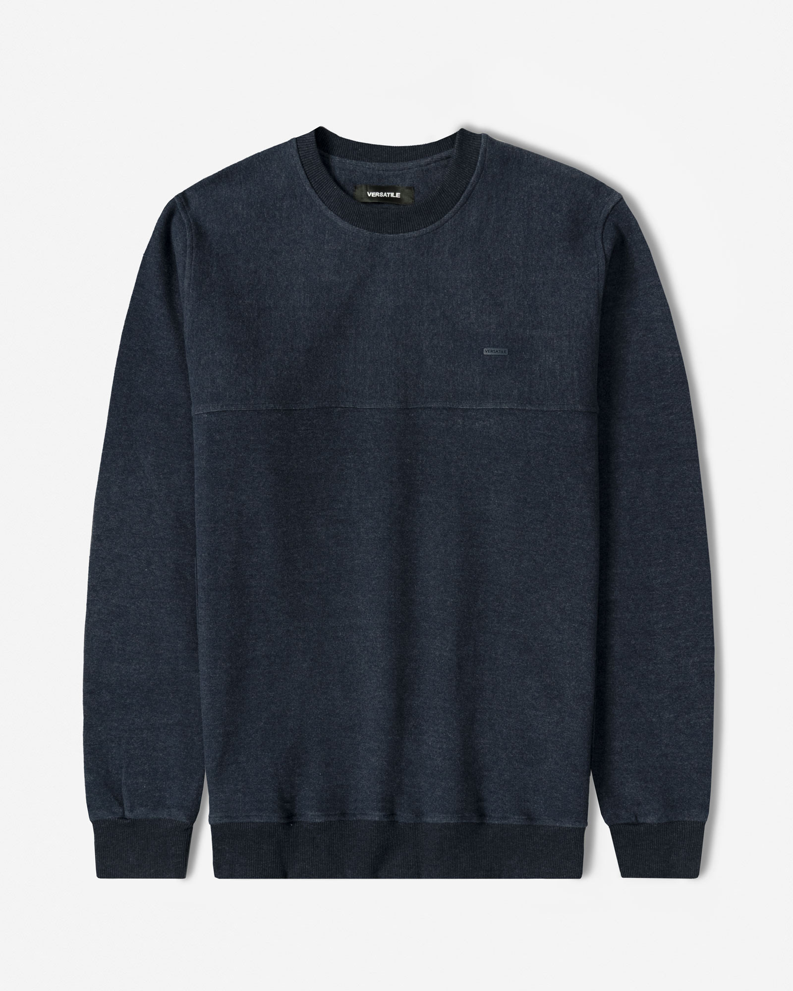 پلیور سلانیک مردانه یقه گرد سرمه ای 24456160