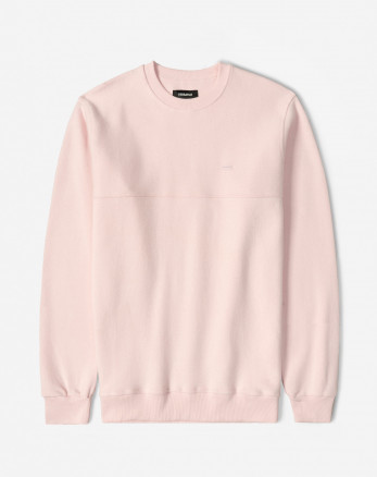 پلیور سلانیک مردانه یقه گرد صورتی 24456160