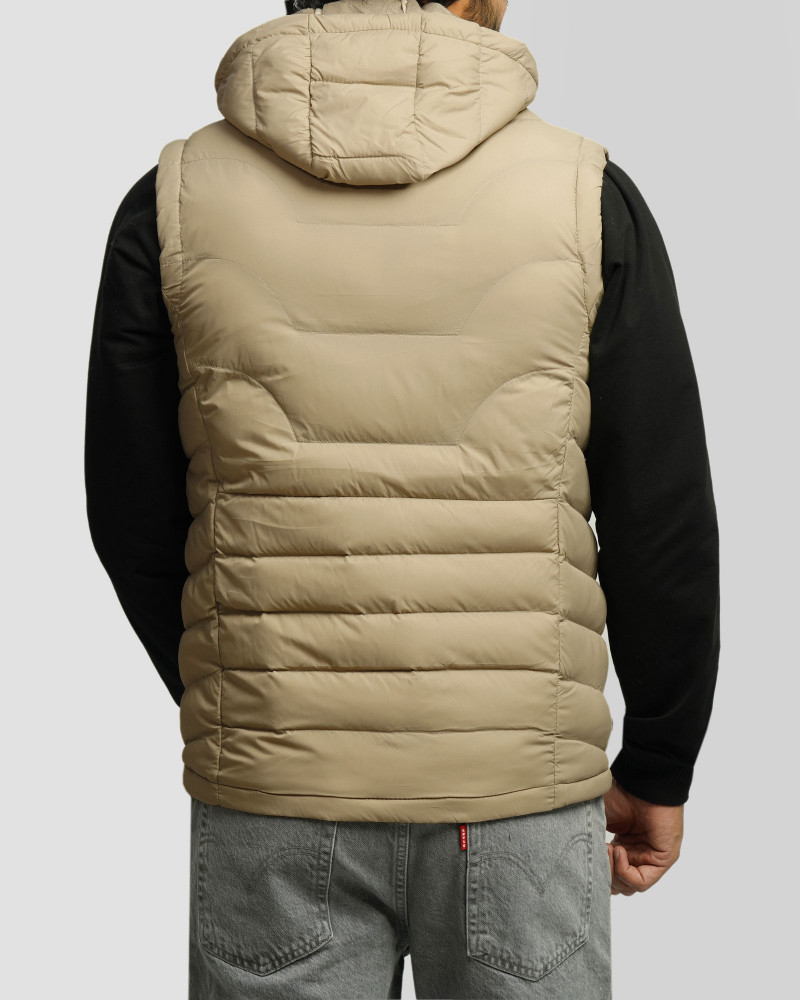 خرید و قیمت پافر مردانه کلاه دار کرم 23353156