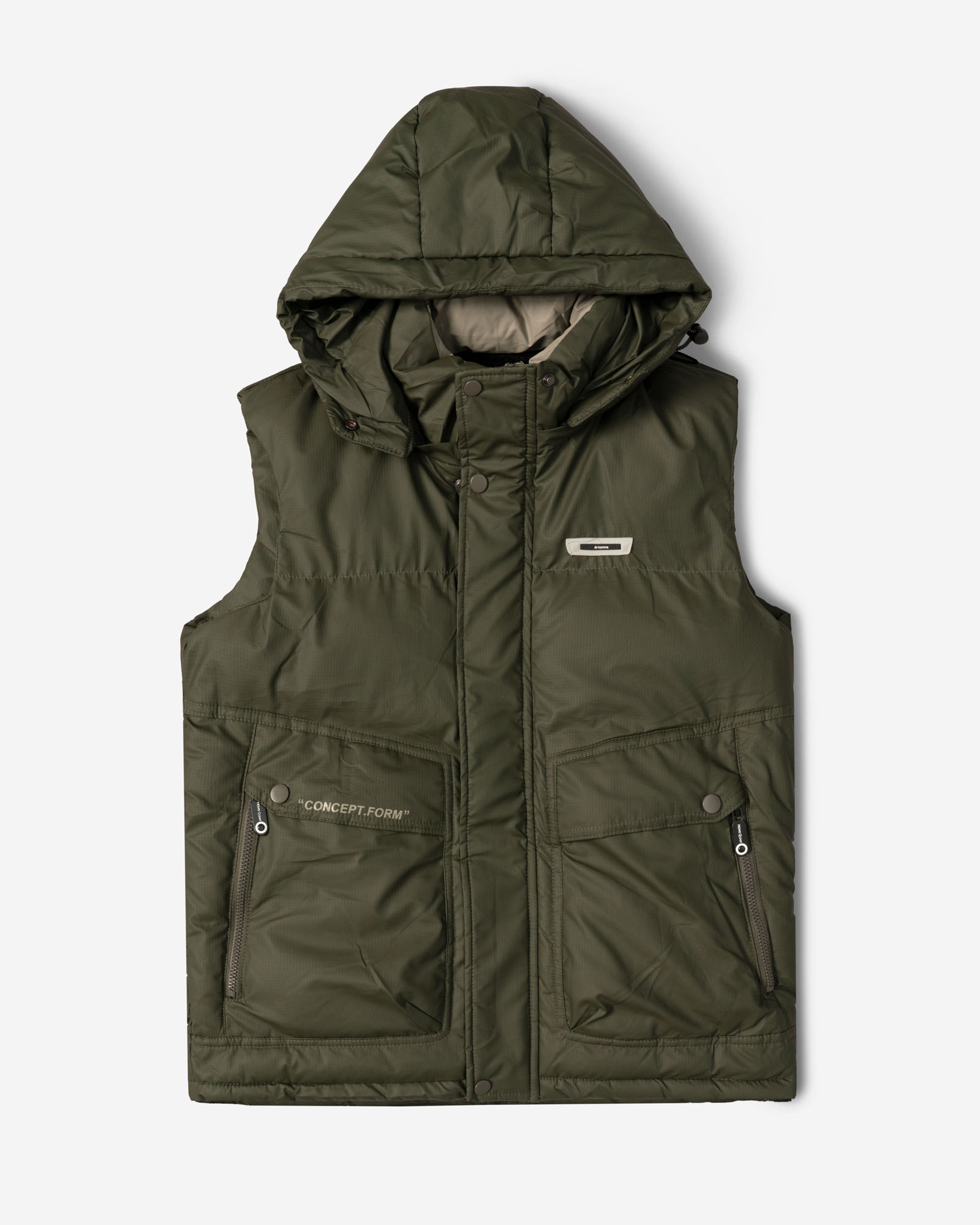 پافر مردانه کلاه دار سبز 24453187