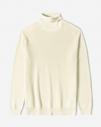 خرید و قیمت پلیور بافت یقه اسکی مردانه کرم 24479118