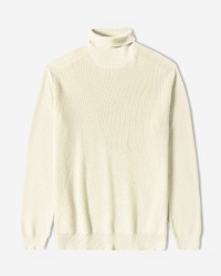 خرید و قیمت پلیور بافت یقه اسکی مردانه کرم 24479118