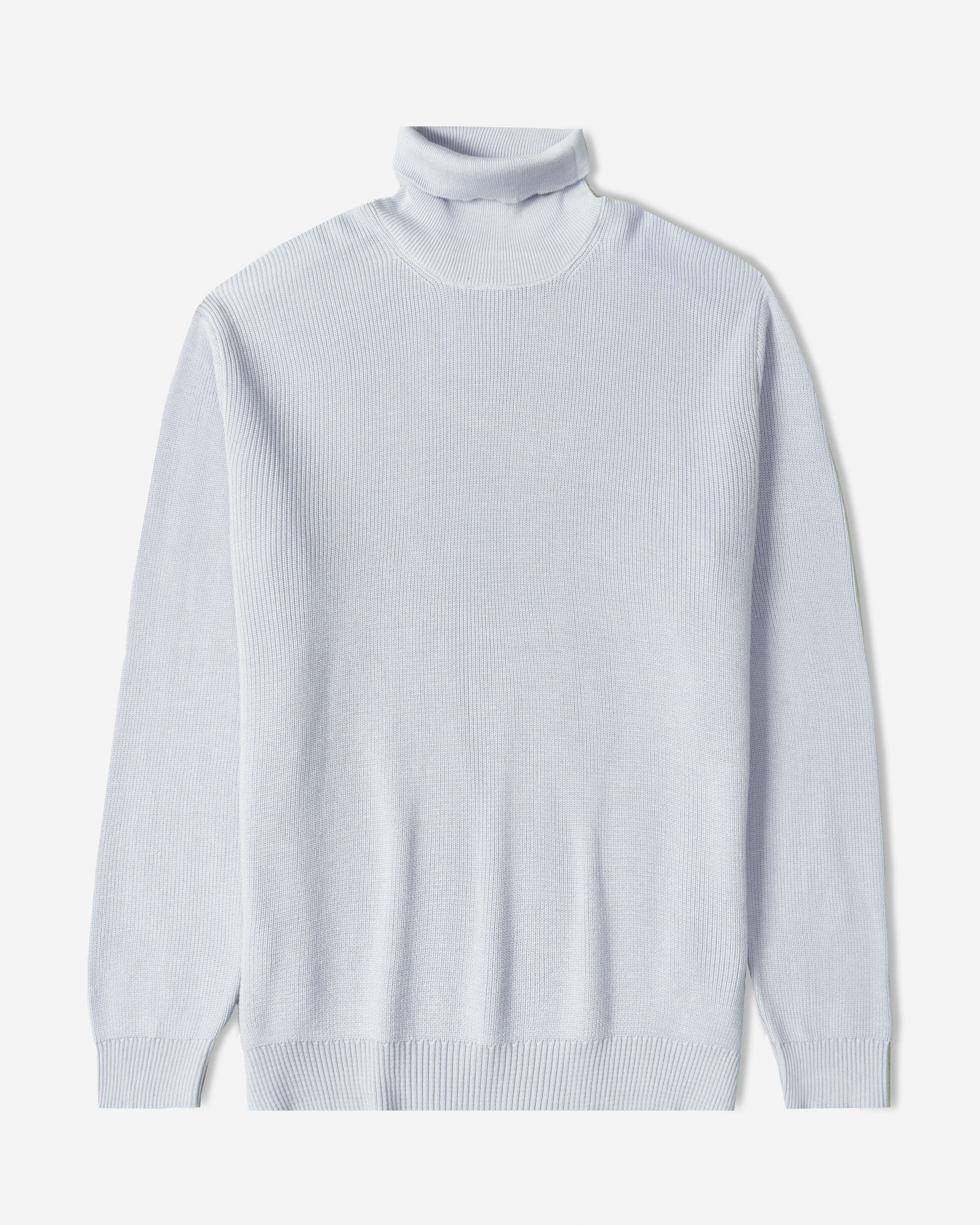 خرید و قیمت پلیور بافت یقه اسکی مردانه آبی روشن 24479118