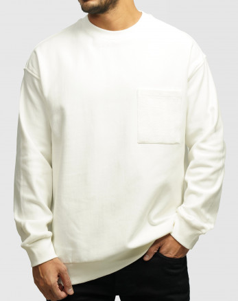 خرید و قیمت پلیور دورس یقه گرد مردانه سفید 24457286