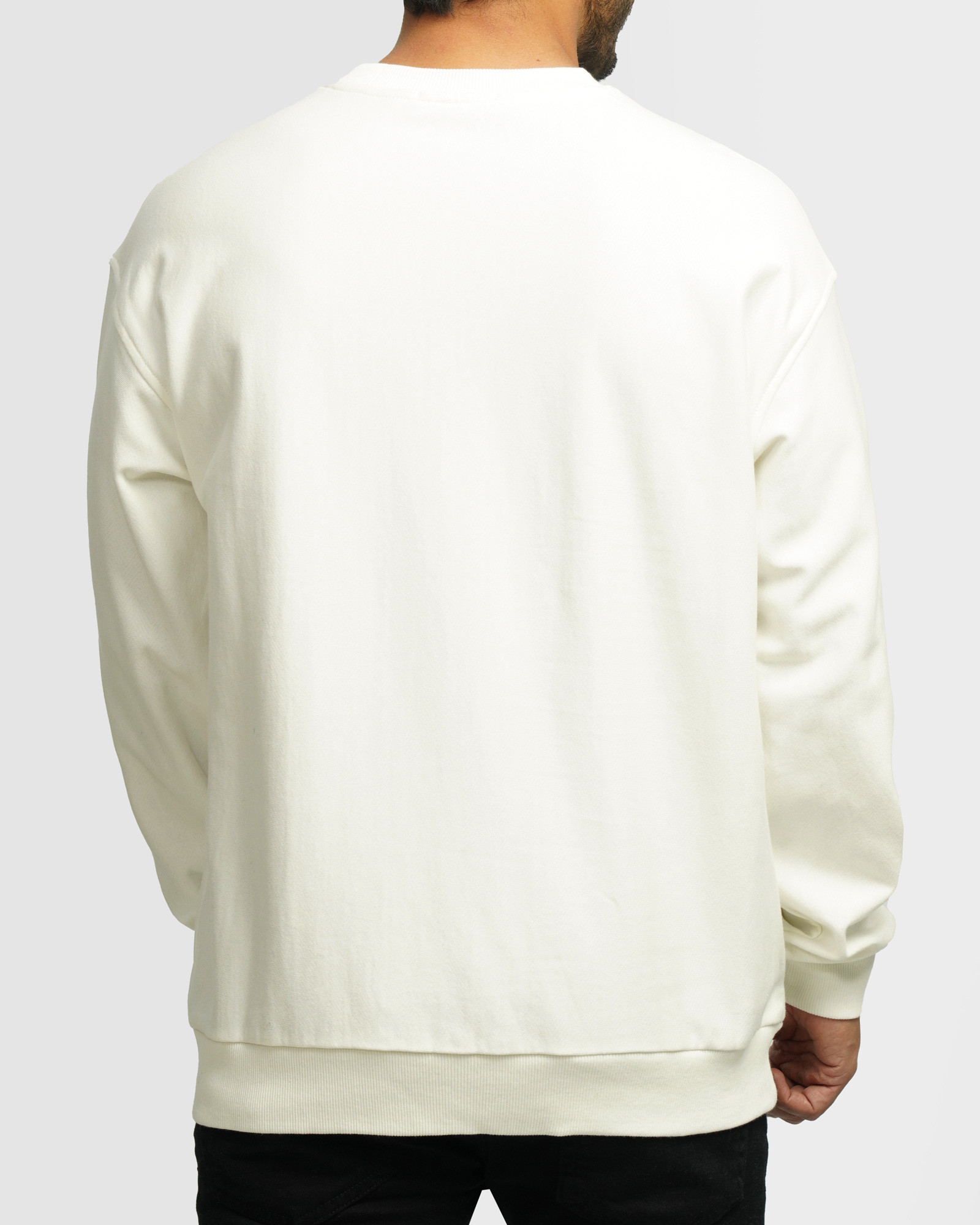 خرید و قیمت پلیور دورس یقه گرد مردانه سفید 24457286