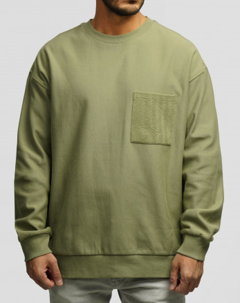 خرید و قیمت پلیور دورس یقه گرد مردانه سبز 24457286