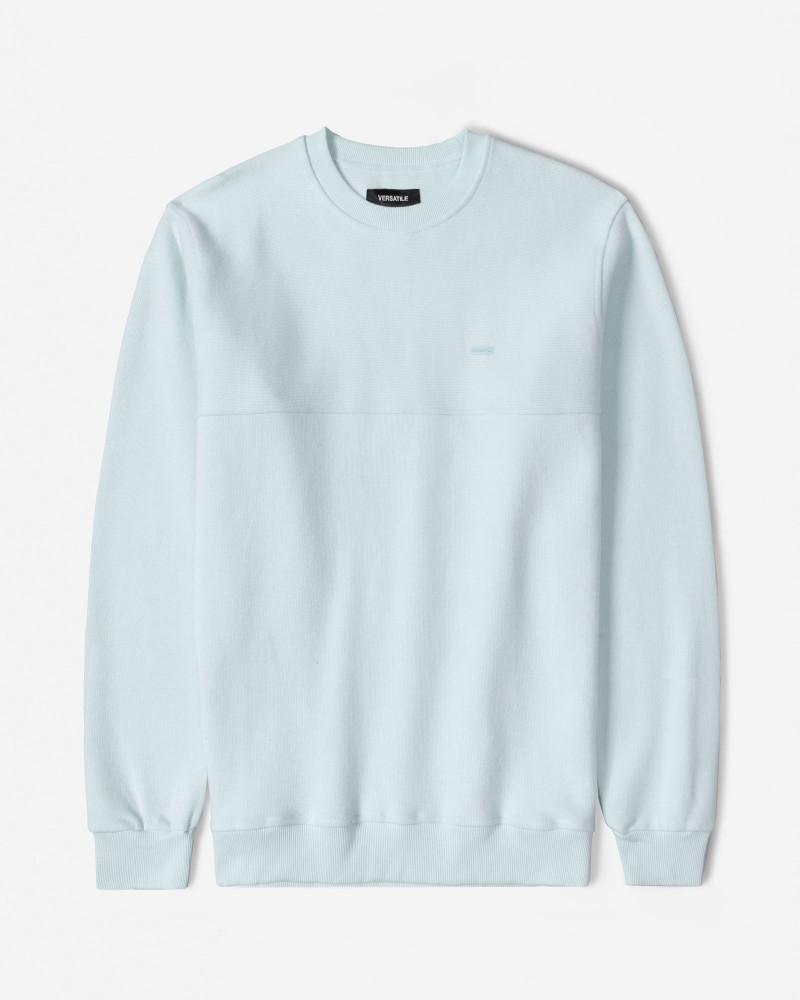 پلیور سلانیک مردانه یقه گرد آبی روشن 24456160