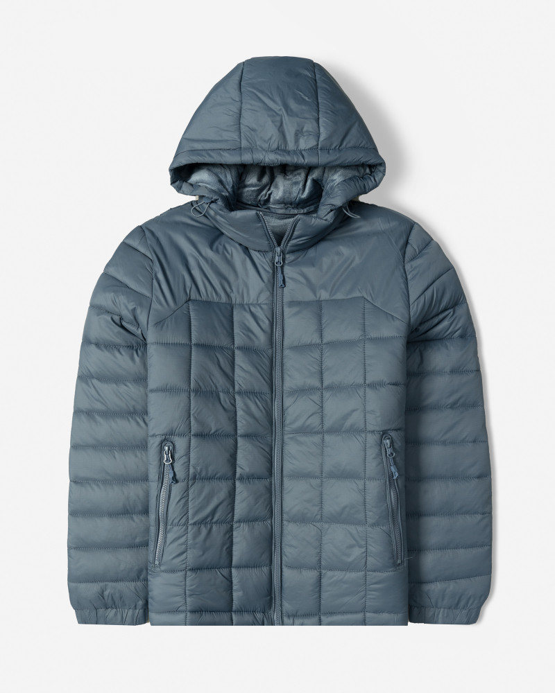 خرید و قیمت کاپشن مردانه کلاه دار آبی 24416404