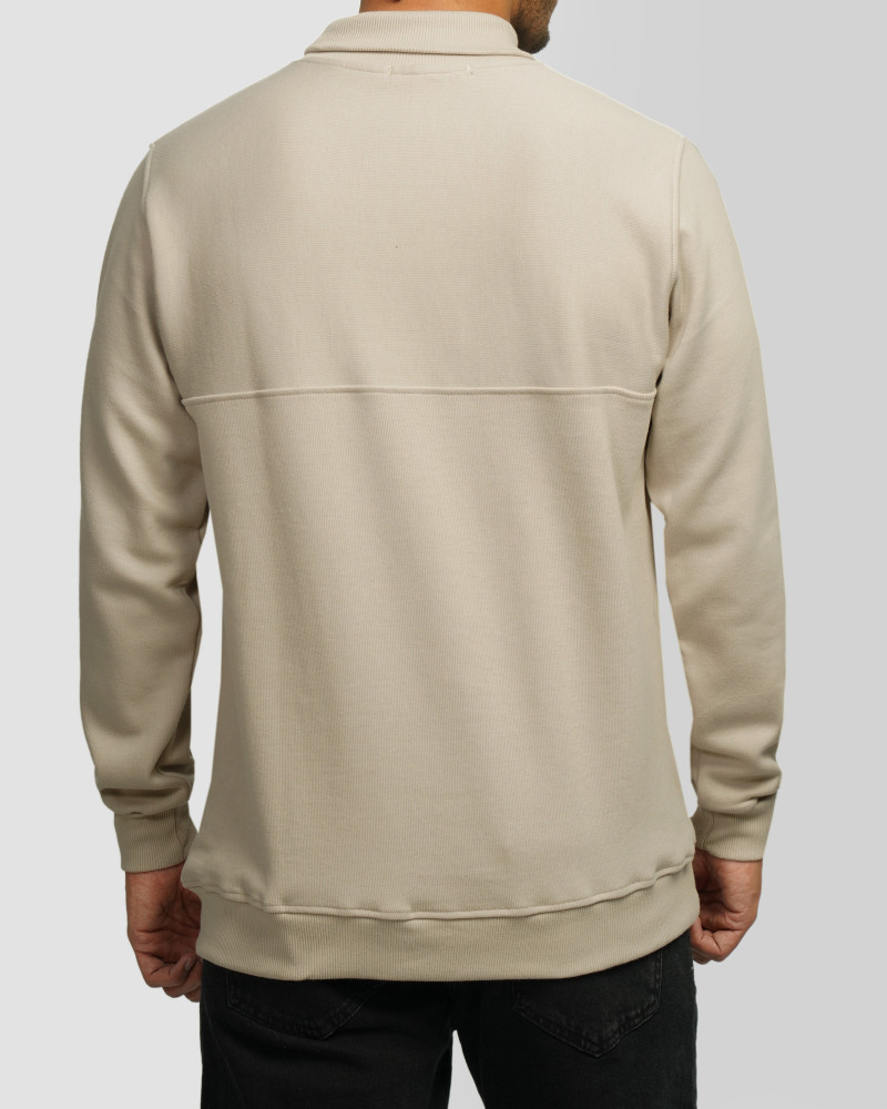 خرید و قیمت پلیور یقه اسکی مردانه کرم 24479119