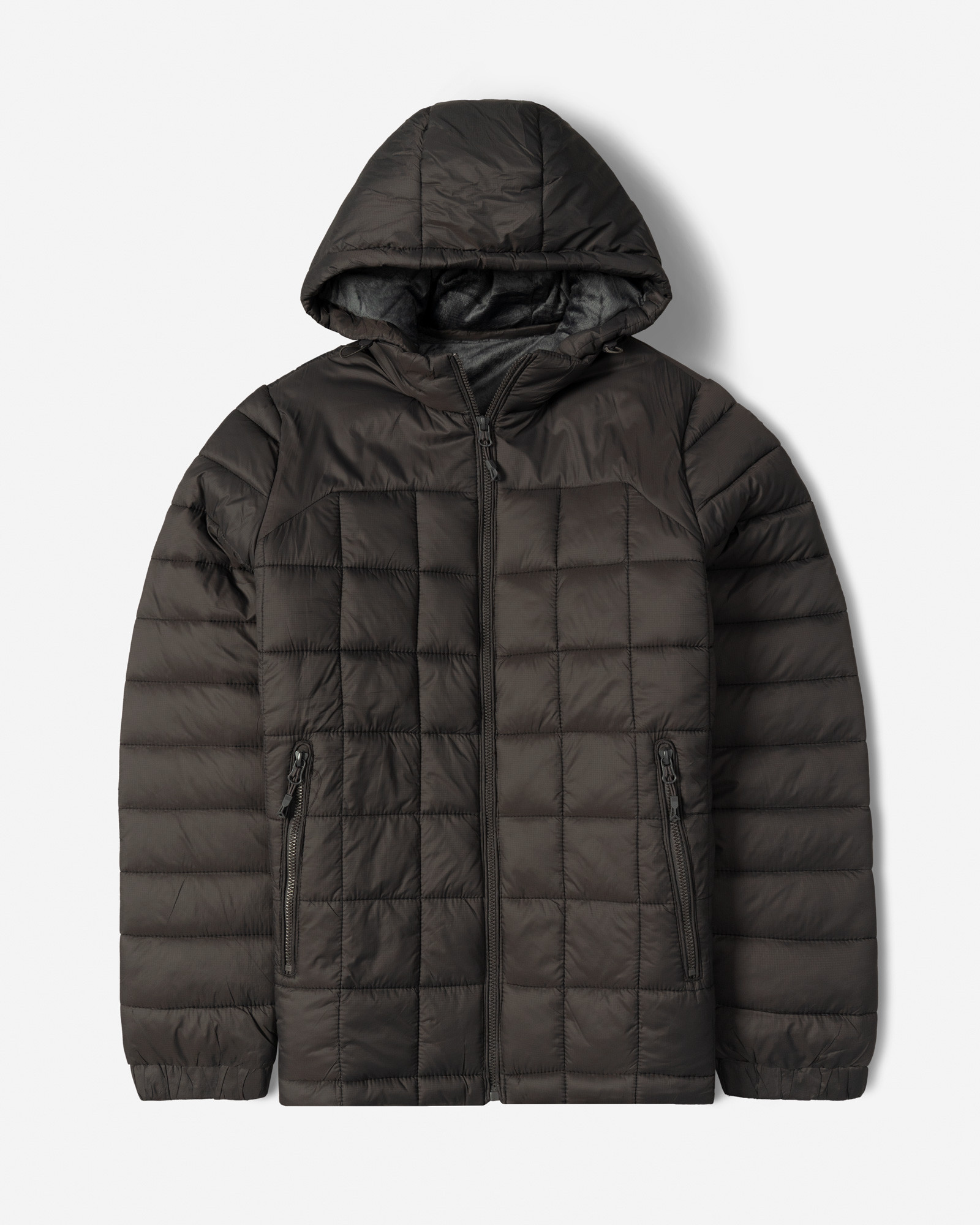 خرید و قیمت کاپشن مردانه کلاه دار خاکستری 24416404