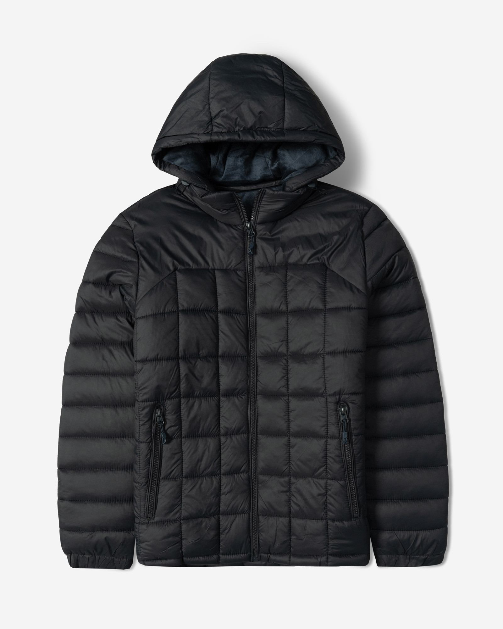 خرید و قیمت کاپشن مردانه کلاه دار سرمه ای 24416404