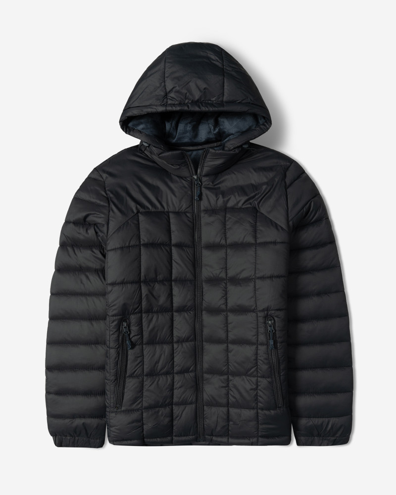 خرید و قیمت کاپشن مردانه کلاه دار سرمه ای 24416404