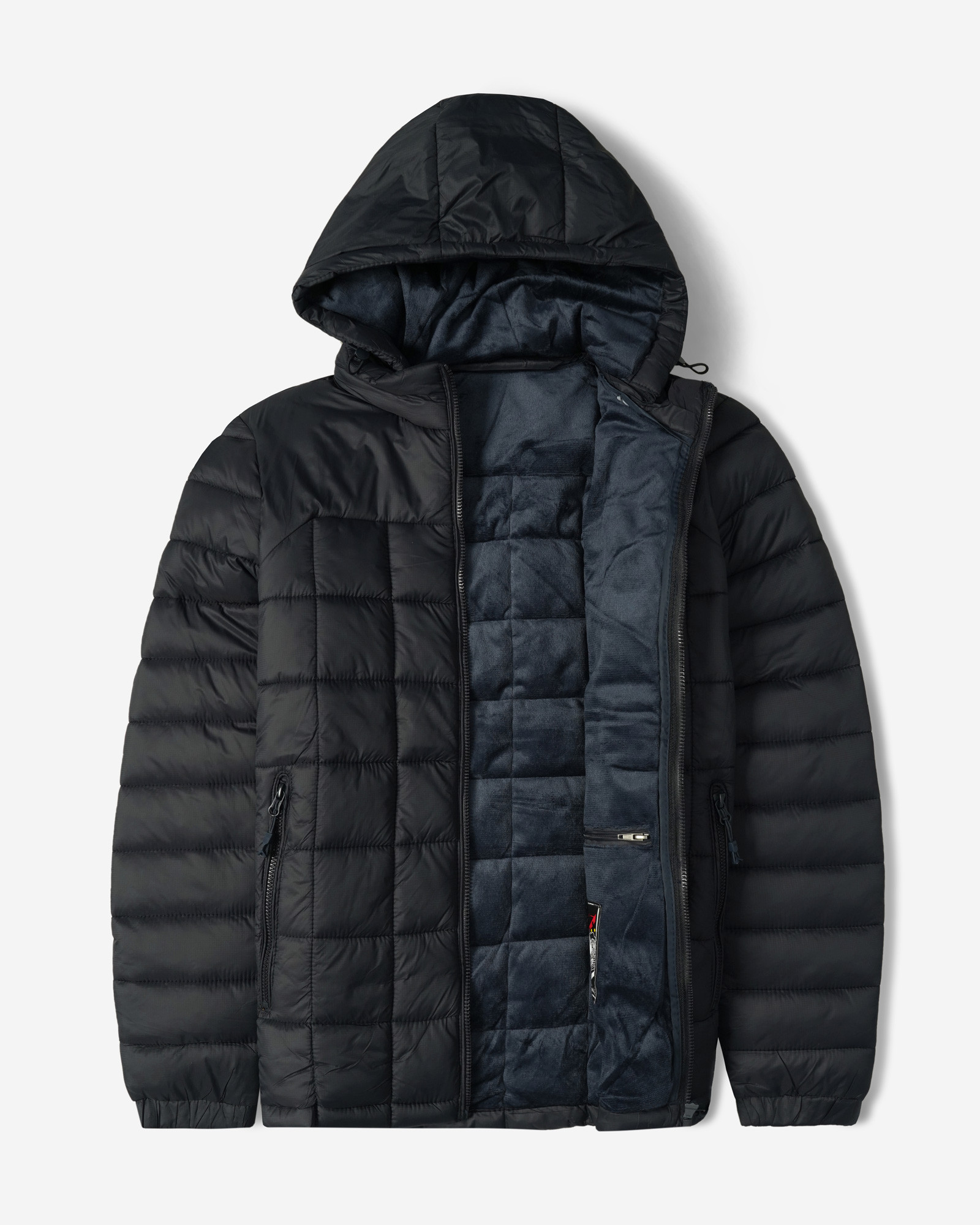 خرید و قیمت کاپشن مردانه کلاه دار سرمه ای 24416404