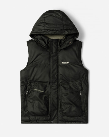 خرید و قیمت پافر مردانه کلاه دار مشکی 24453187