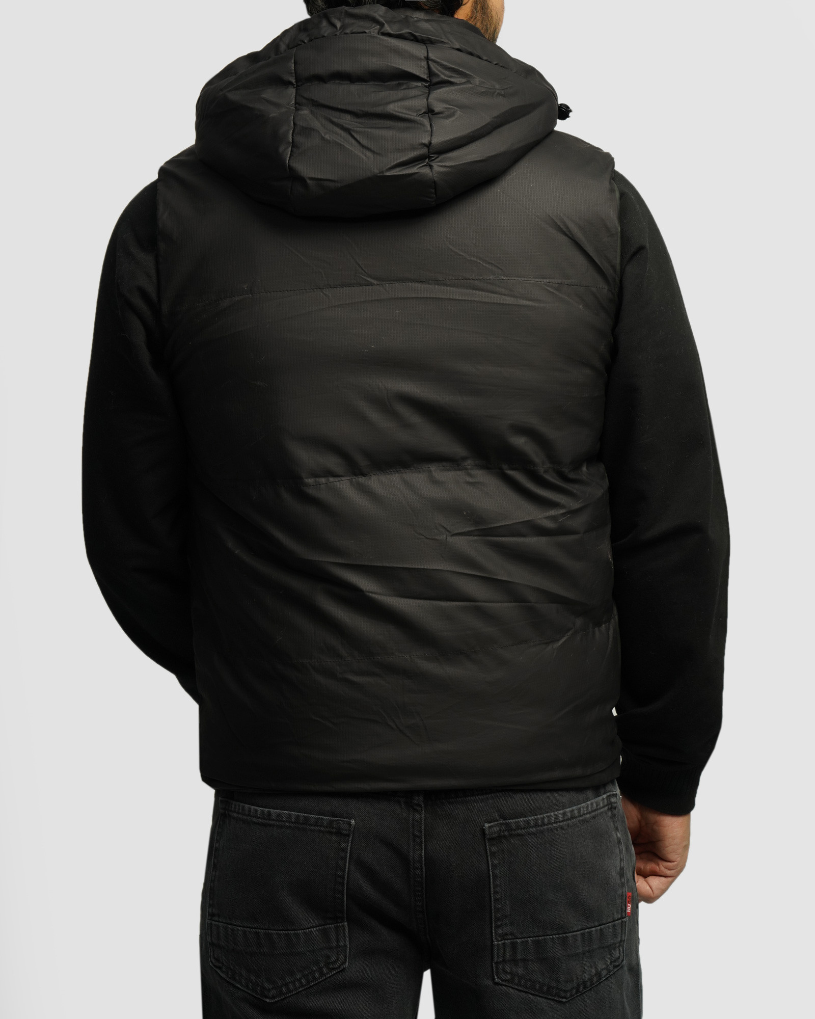 خرید و قیمت پافر مردانه کلاه دار مشکی 24453187