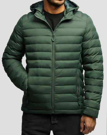 کاپشن مردانه کلاه دار 16405