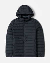 خرید و قیمت کاپشن مردانه کلاه دار سرمه ای 24416405