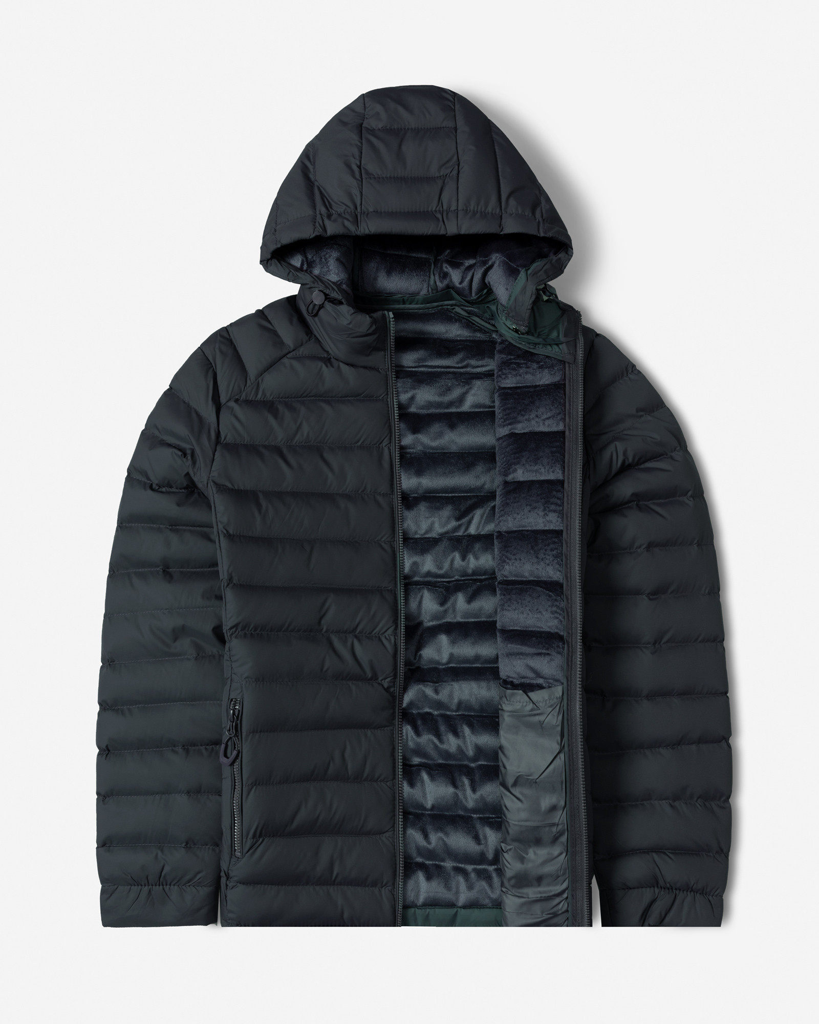 خرید و قیمت کاپشن مردانه کلاه دار سرمه ای 24416405