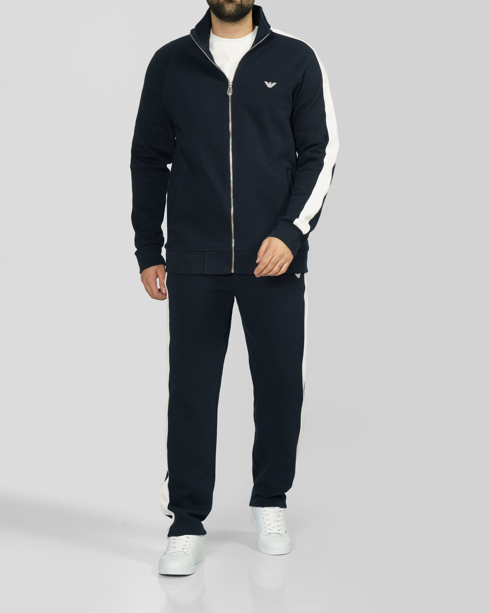 ست سویشرت و شلوار مردانه سرمه ای 84492130