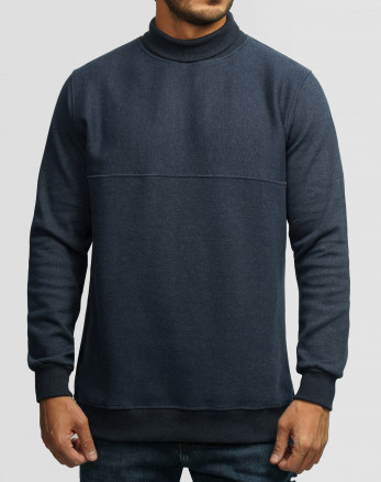 خرید و قیمت پلیور یقه اسکی مردانه سرمه ای 24479119