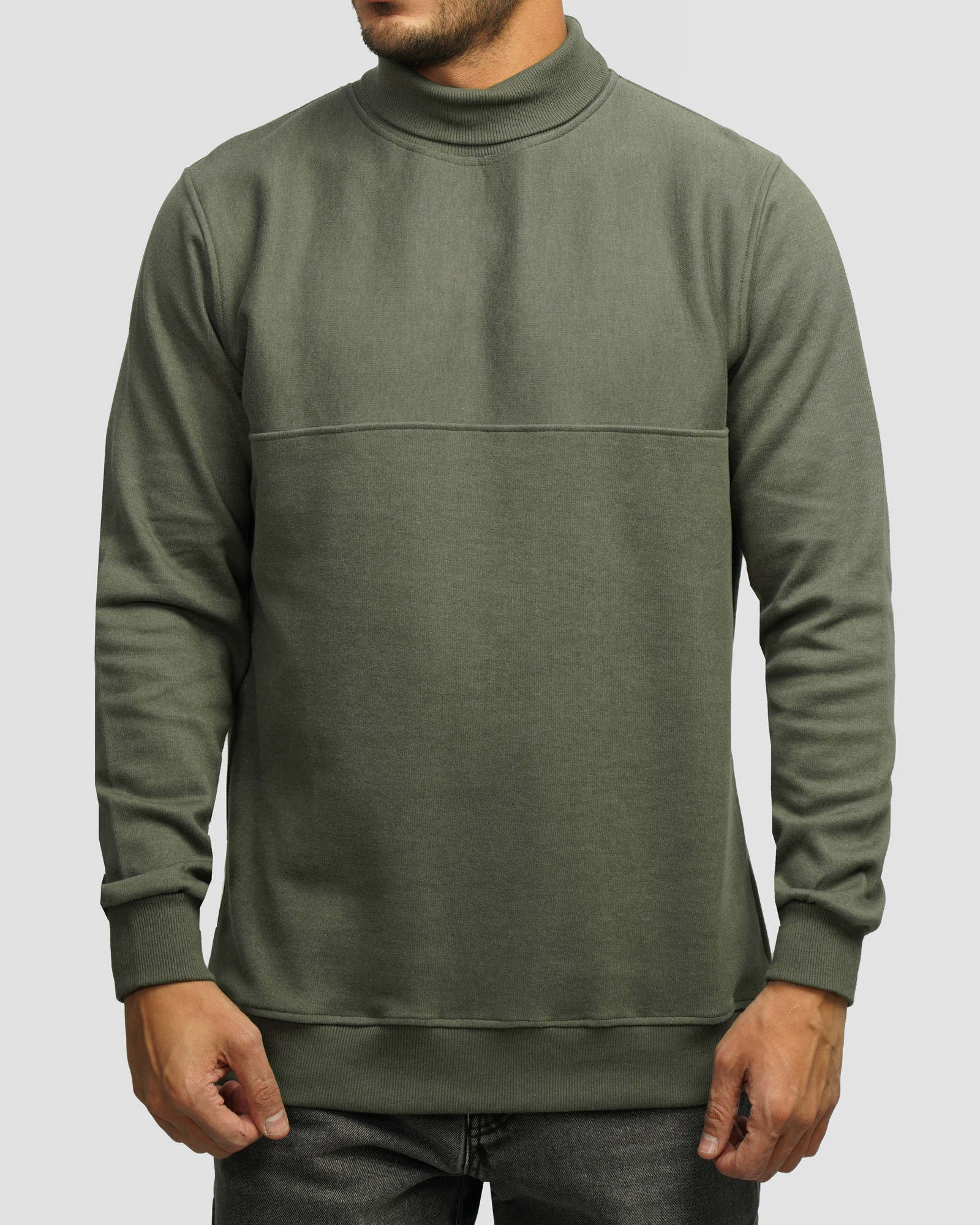 خرید و قیمت پلیور یقه اسکی مردانه سبز 24479119