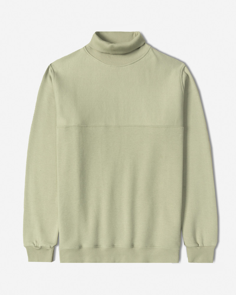 خرید و قیمت پلیور یقه اسکی مردانه سبز روشن 24479119