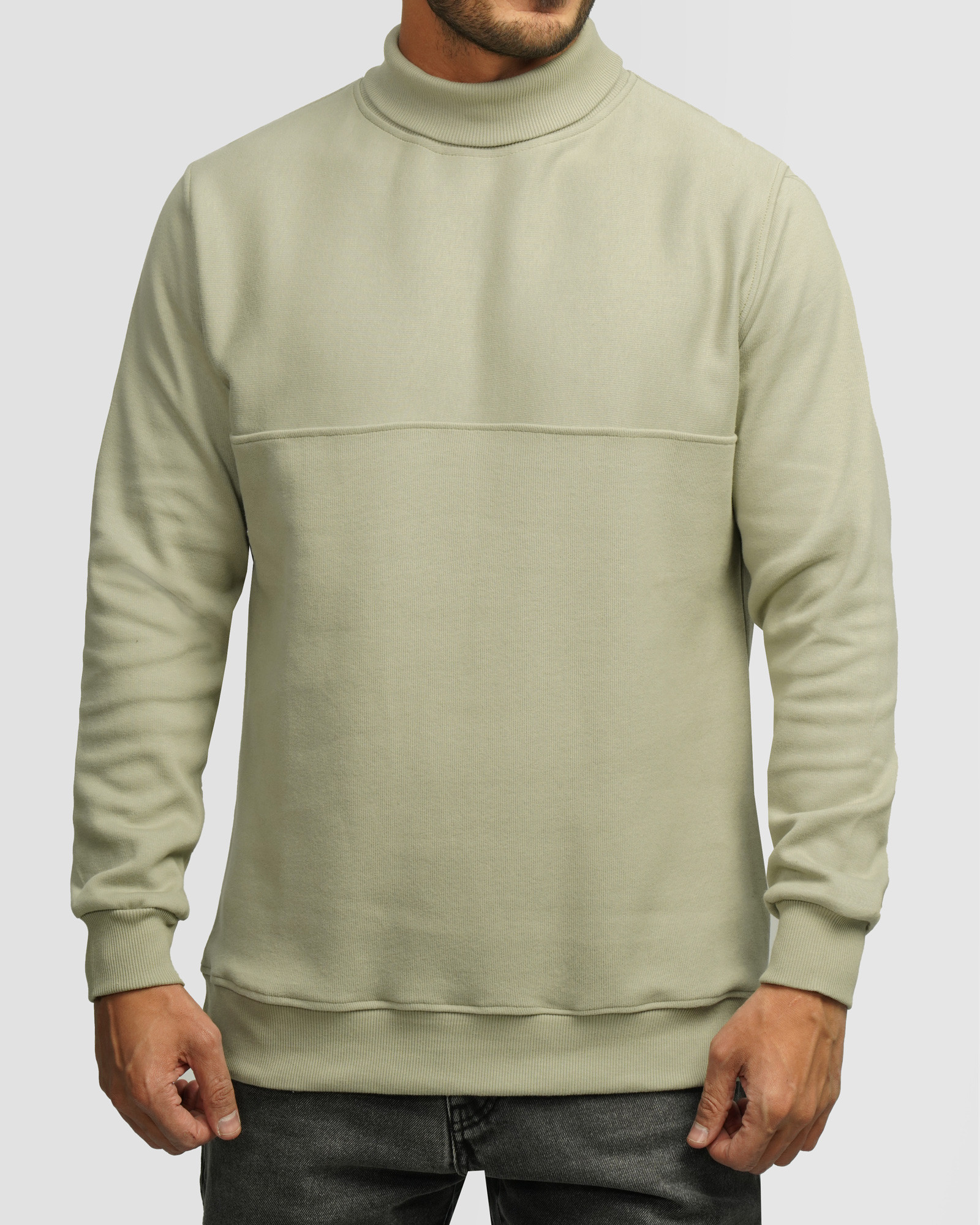 خرید و قیمت پلیور یقه اسکی مردانه سبز روشن 24479119