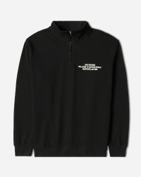 خرید و قیمت پلیور نیم زیپ مردانه مشکی 24441139