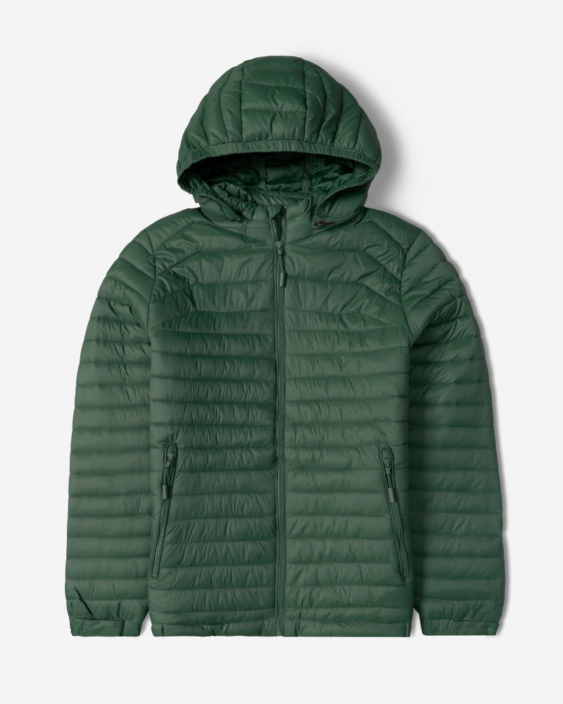 خرید و قیمت کاپشن مردانه کلاه دار سبز 24416407