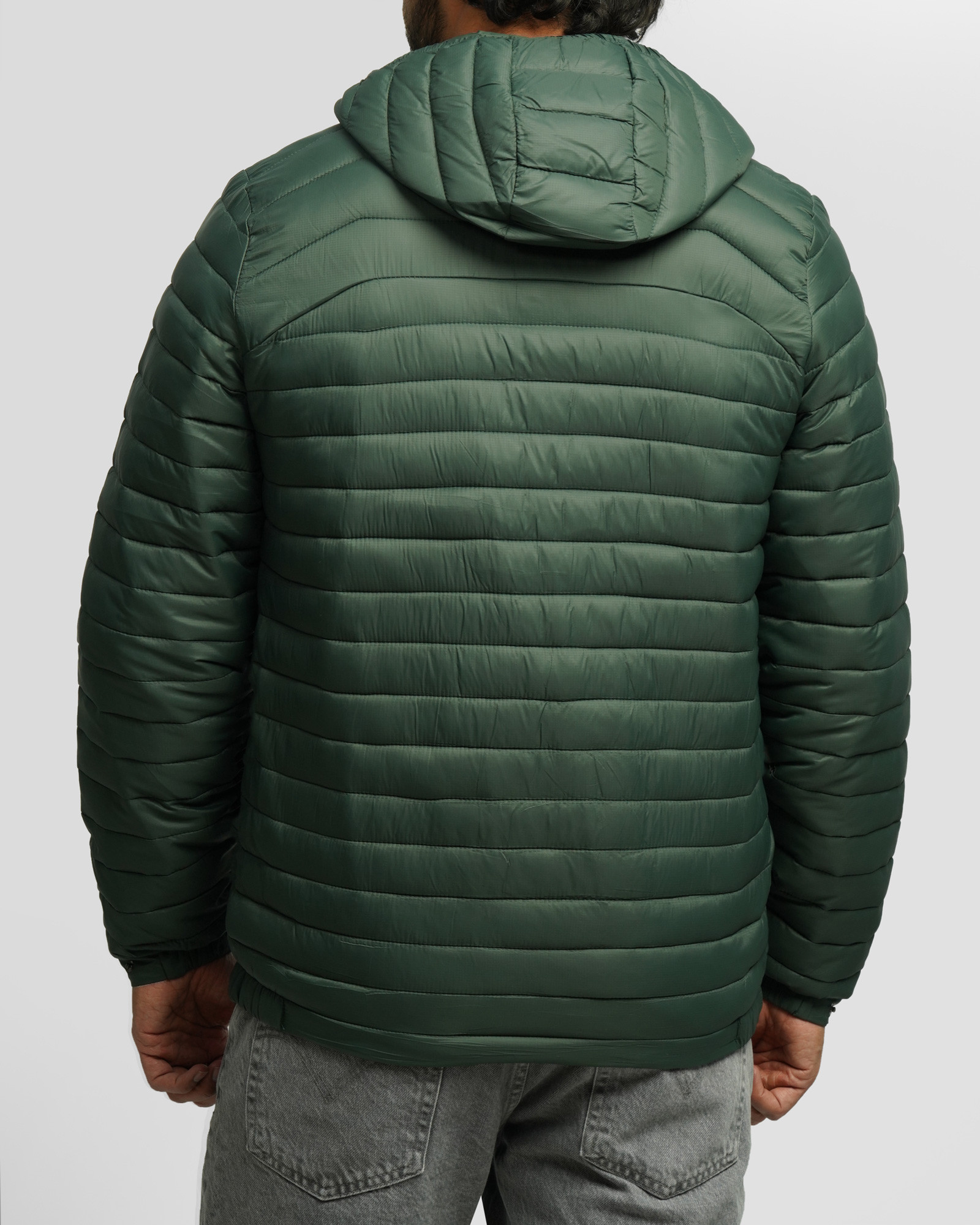 خرید و قیمت کاپشن مردانه کلاه دار سبز 24416407