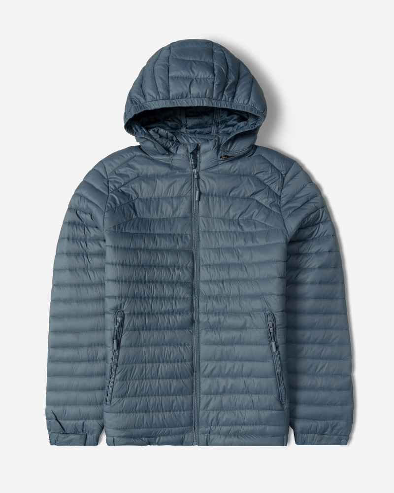 خرید و قیمت کاپشن مردانه کلاه دار آبی 24416407