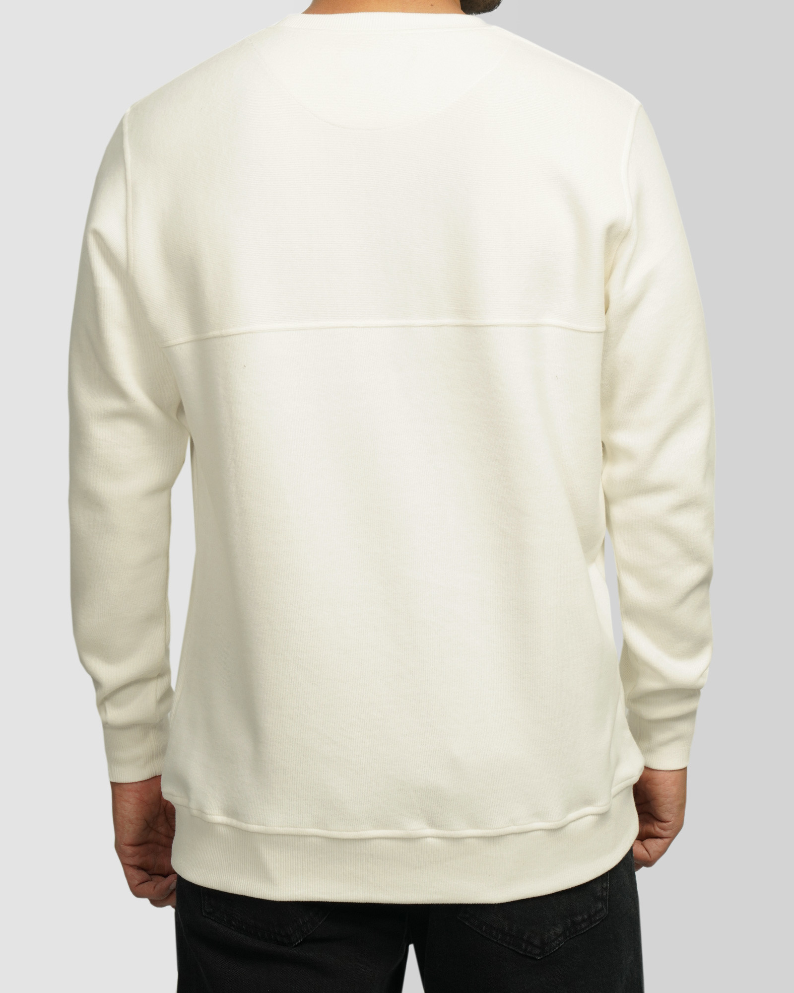 خرید و قیمت پلیور سلانیک مردانه یقه گرد سفید 24456160