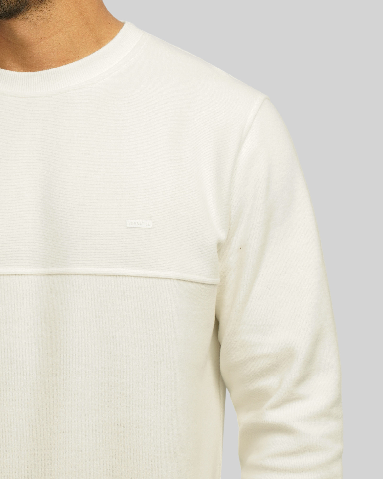 خرید و قیمت پلیور سلانیک مردانه یقه گرد سفید 24456160