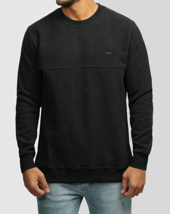 خرید و قیمت پلیور سلانیک مردانه یقه گرد ذغالی 24456160