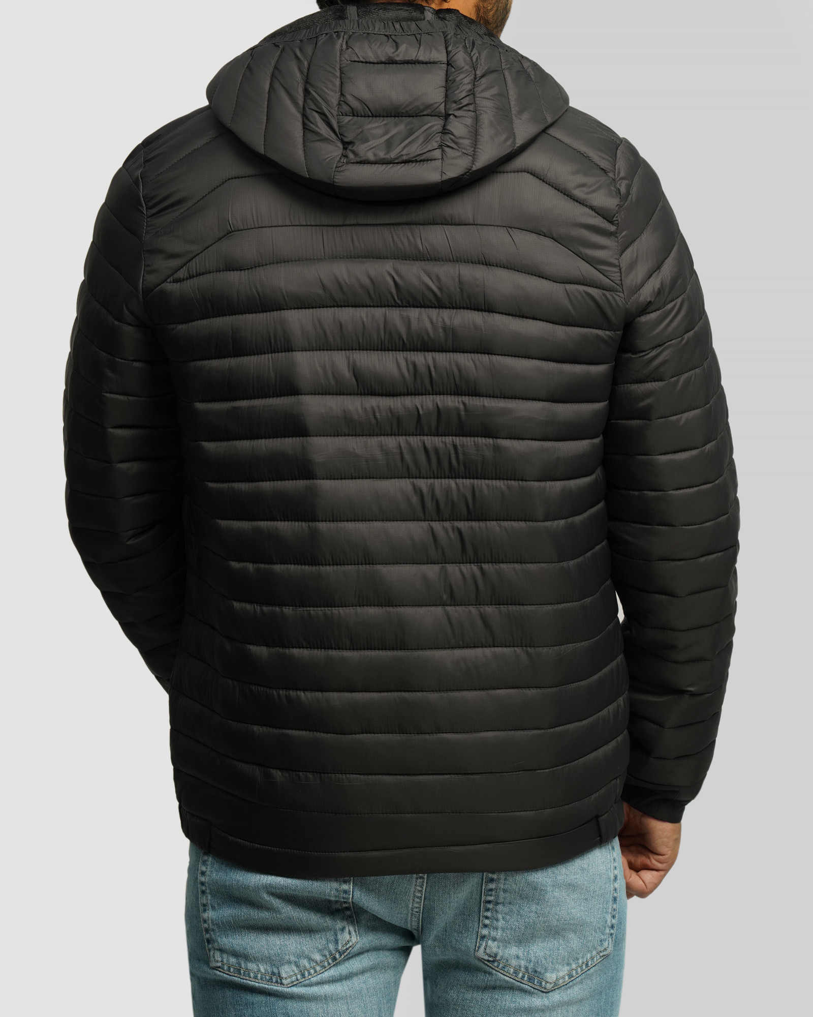 خرید و قیمت کاپشن مردانه کلاه دار مشکی 24416407