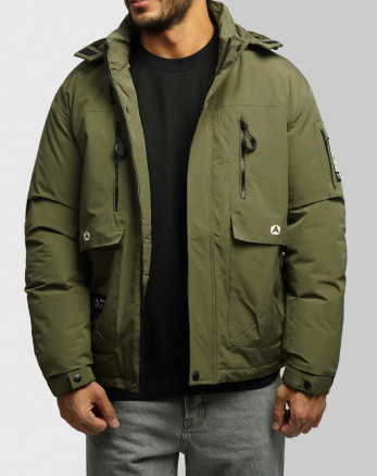 کاپشن مردانه کلاه دار 16406