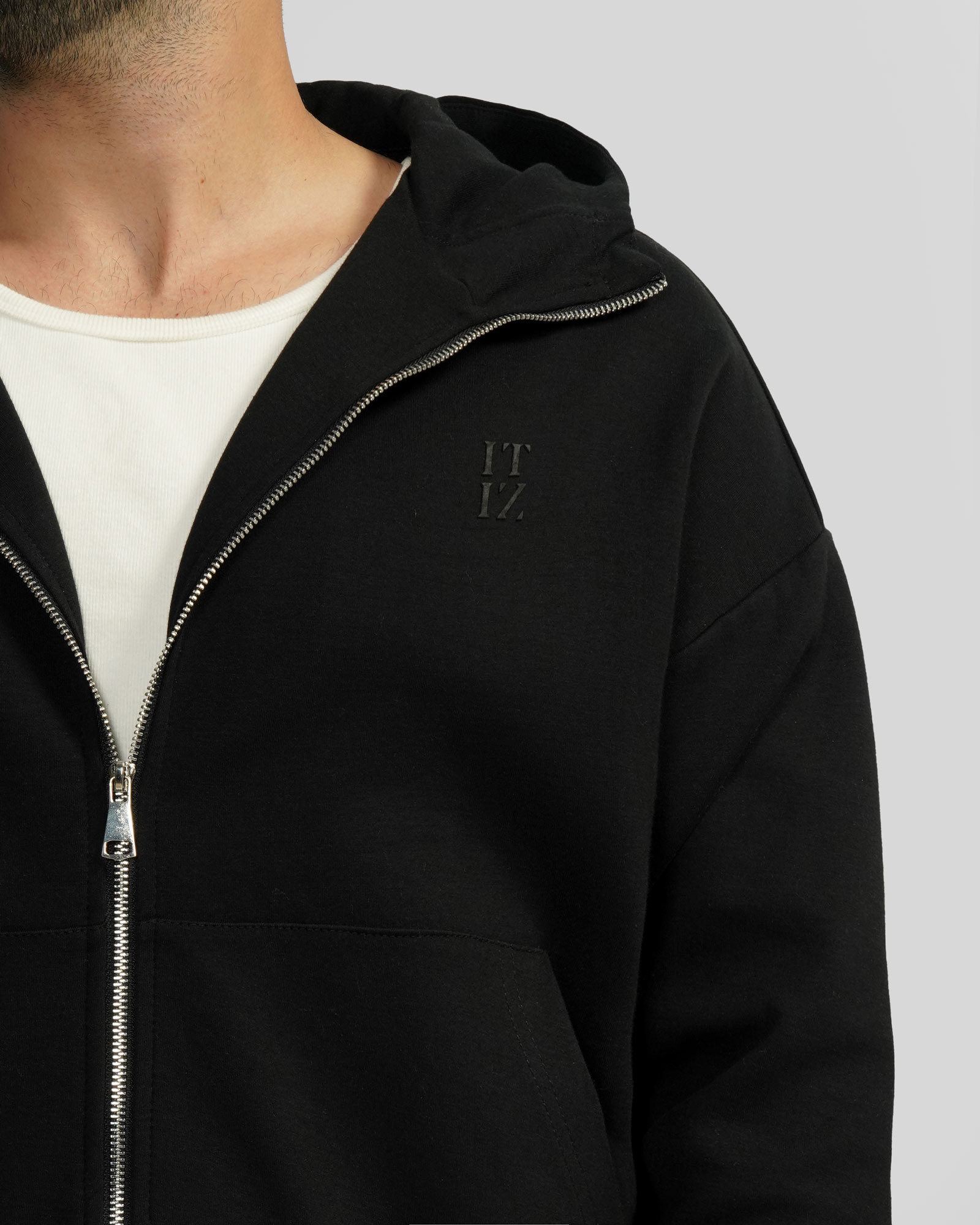 ست سویشرت و شلوارک مشکی 24392127