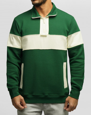 خرید و قیمت پلیور نیم زیپ مردانه سبز روشن 84441144