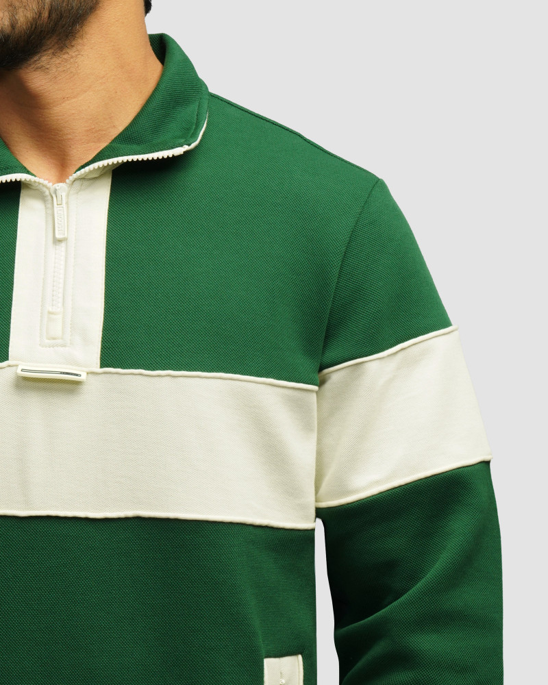 خرید و قیمت پلیور نیم زیپ مردانه سبز روشن 84441144