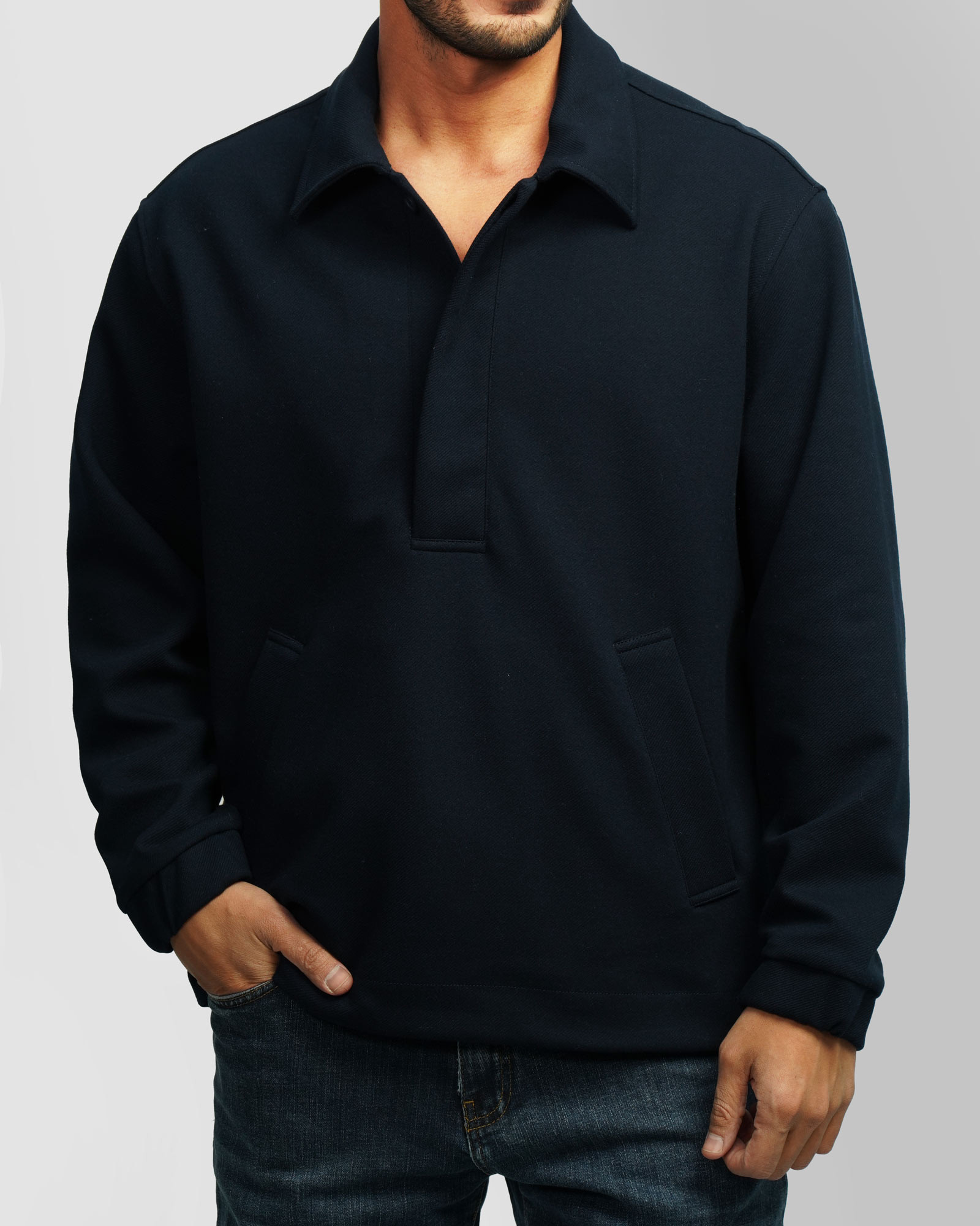 سویشرت مردانه سرمه ای 24413265