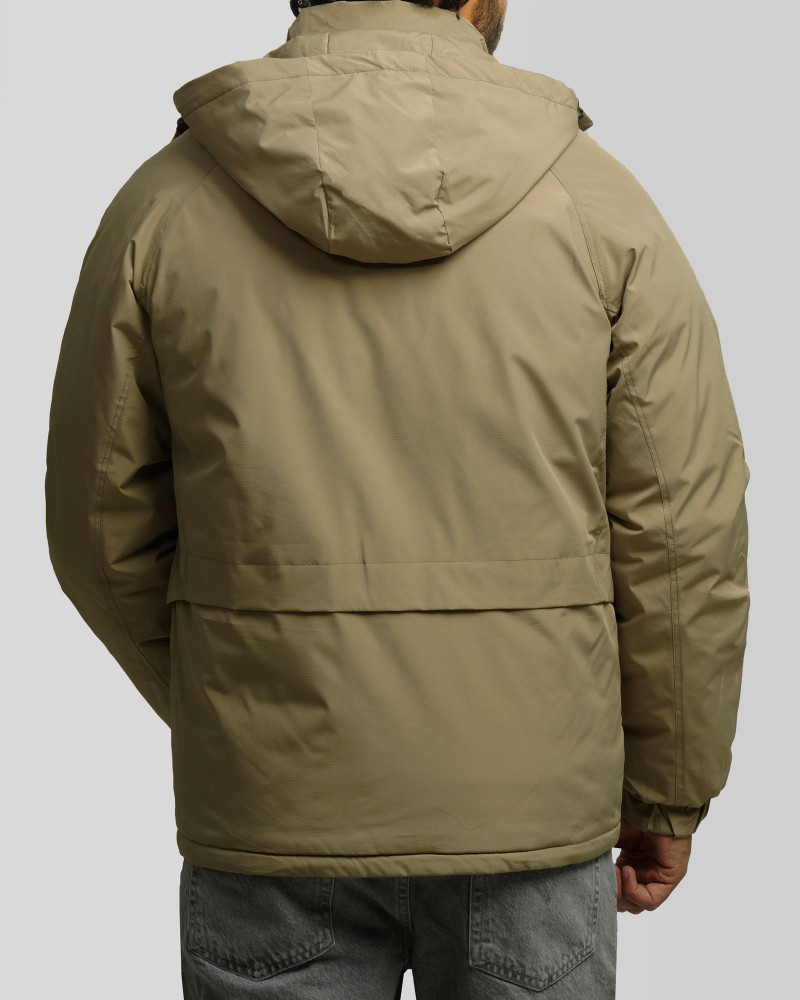 کاپشن مردانه کلاه دار سبز روشن 24416410