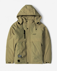 کاپشن مردانه کلاه دار سبز روشن 24416410