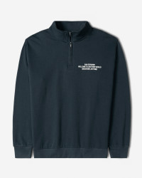 خرید و قیمت پلیور نیم زیپ مردانه سرمه ای 24441139