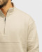 خرید و قیمت پلیور دورس نیم زیپ مردانه کرم 24441140