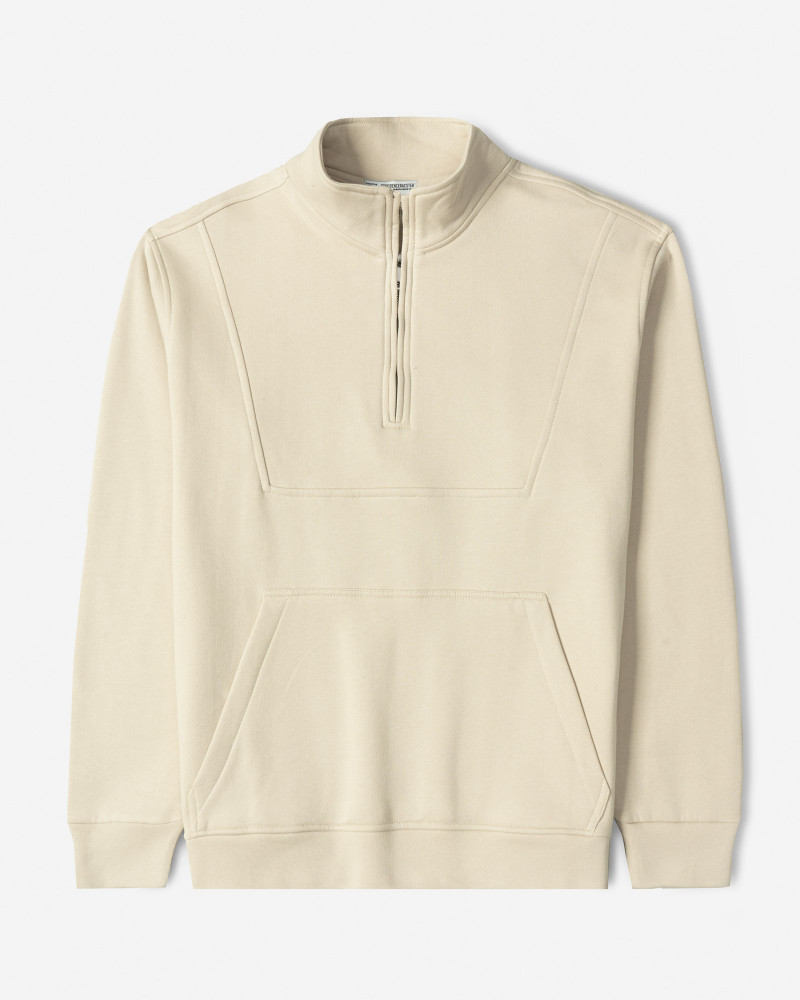 خرید و قیمت پلیور دورس نیم زیپ مردانه کرم 24441140