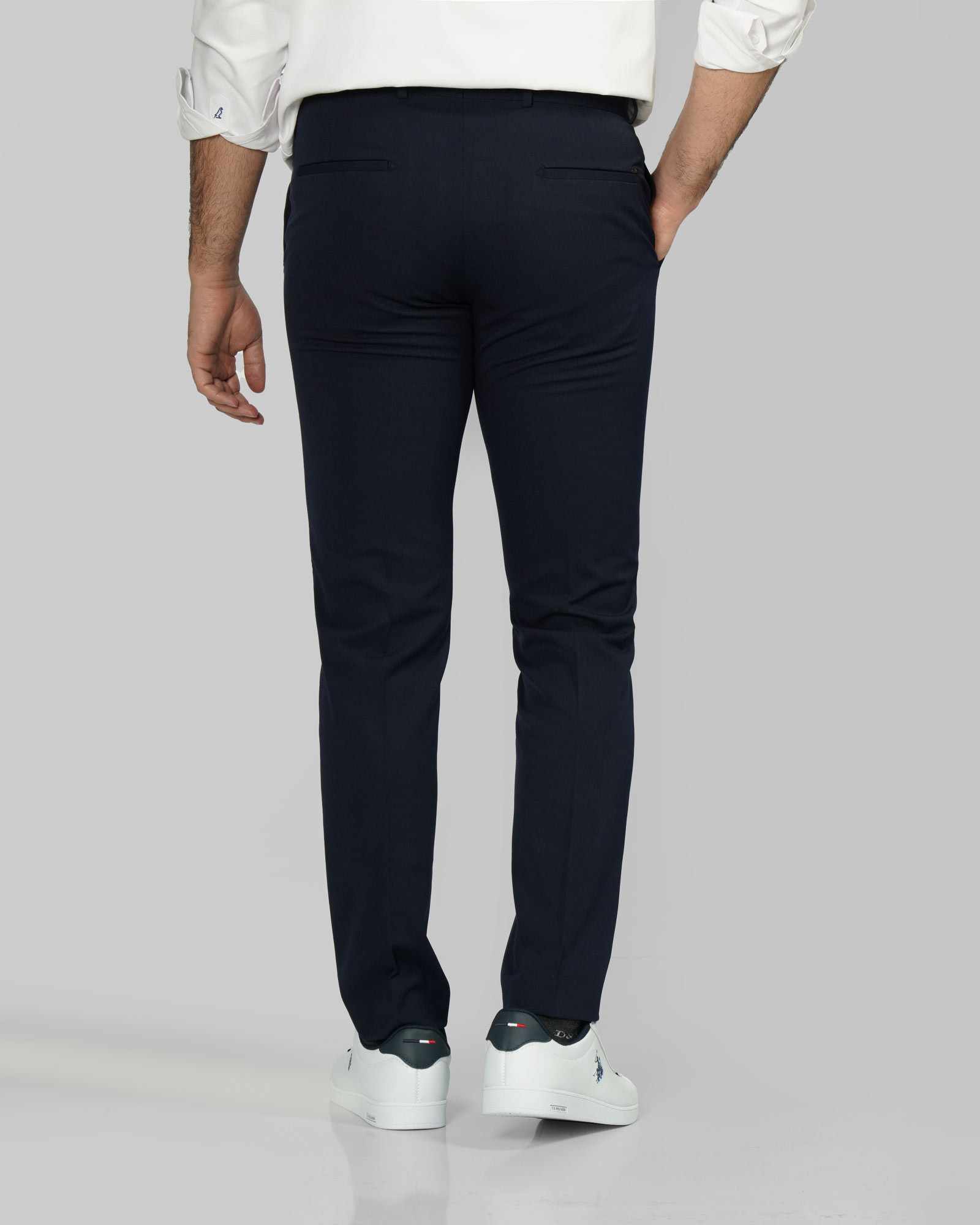 شلوار پارچه ای مردانه سرمه ای 24461125