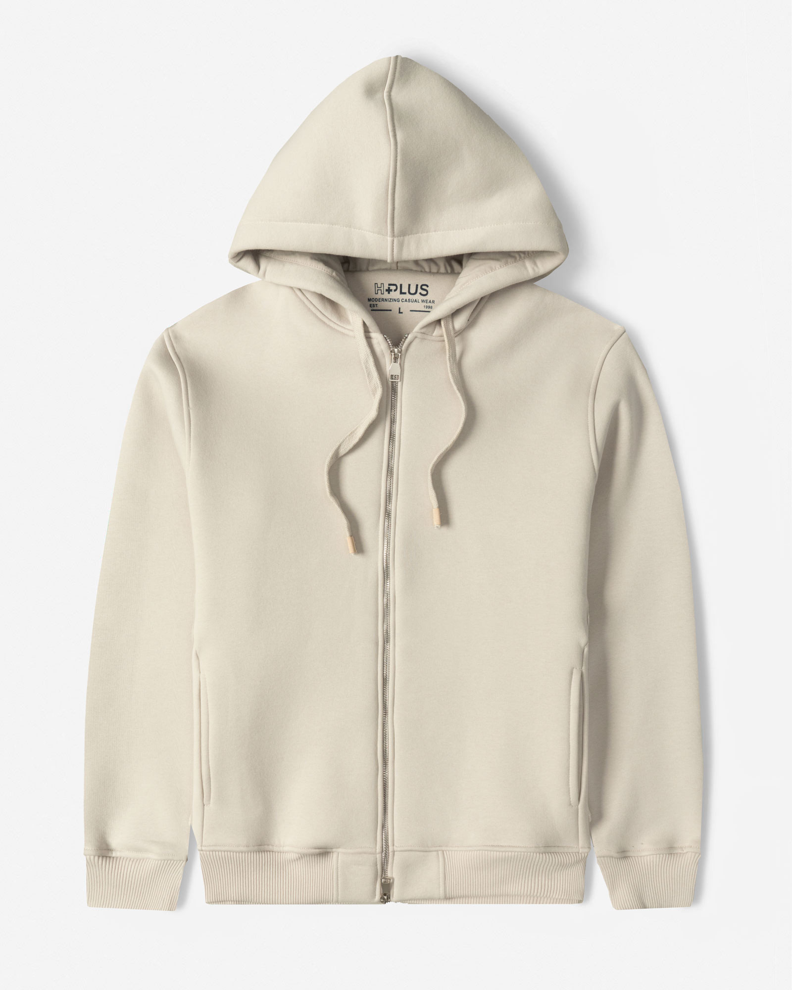 سویشرت کلاه دار مردانه کرم 24413262