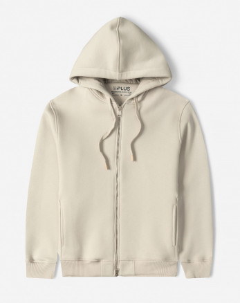 سویشرت کلاه دار مردانه کرم 24413262