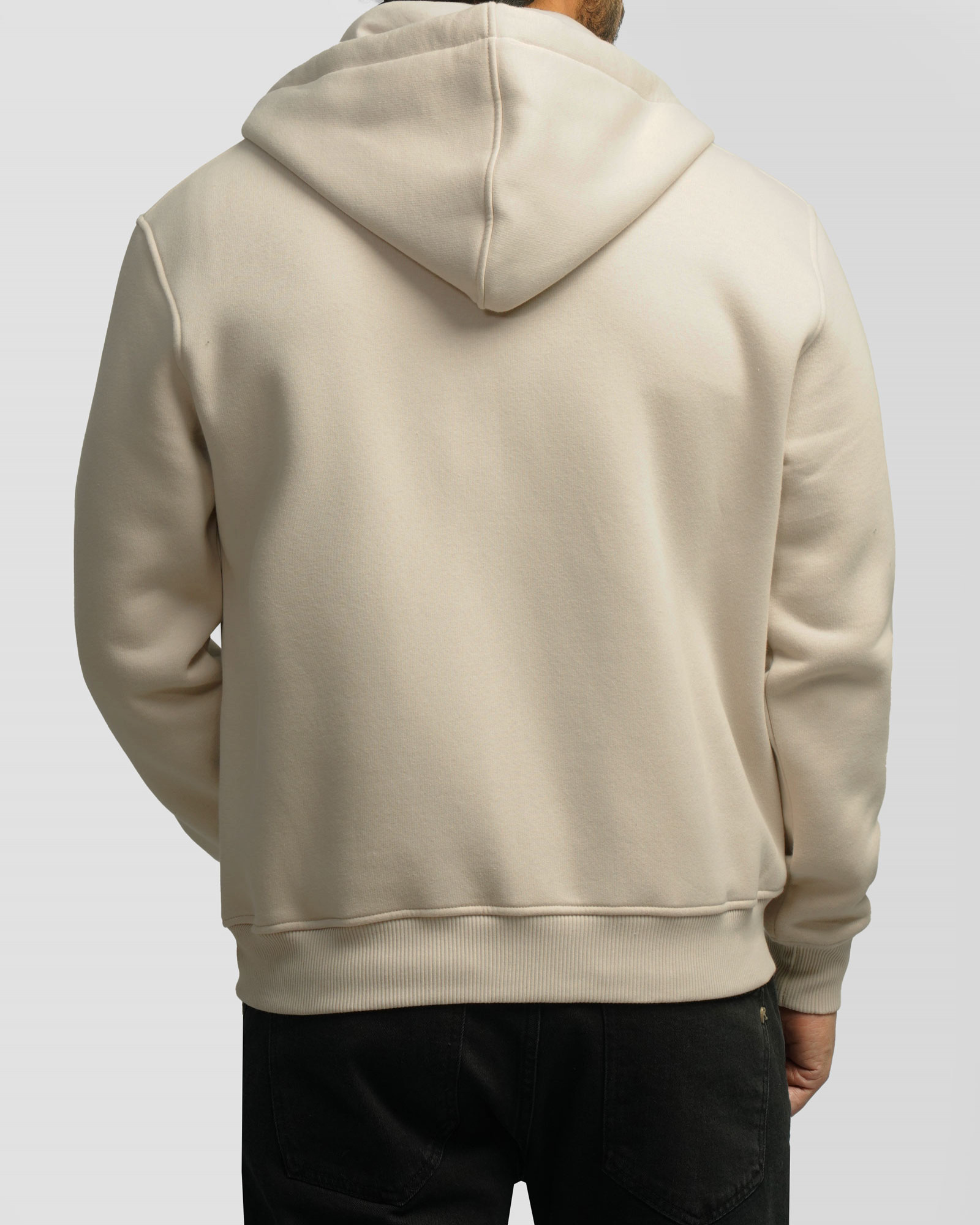 سویشرت کلاه دار مردانه کرم 24413262